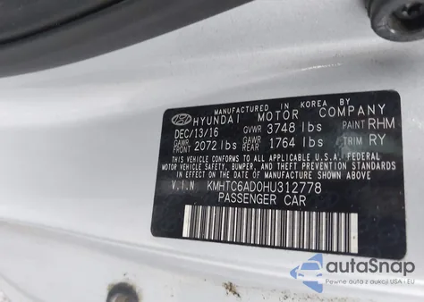 2017 Hyundai Veloster from USA, damaged, VIN KMHTC6AD0HU312778